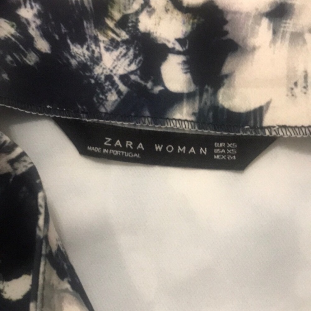 ๐ZARA๐ BLUE-GRAY FLORAL SHEATH DRESS๐ - Picture 7 of 7